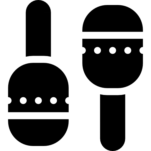 maracas Curved Fill icon