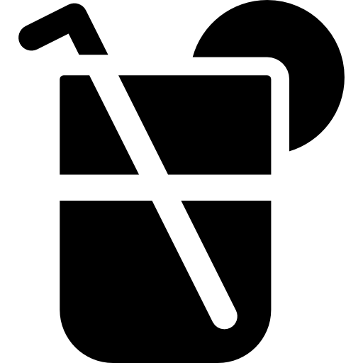cocktail Curved Fill icon