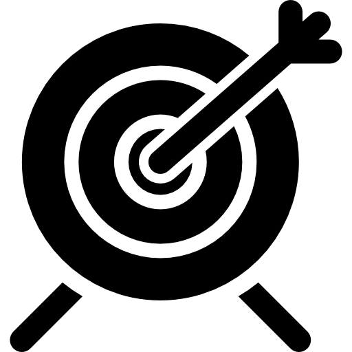 Стрельба из лука Curved Fill иконка