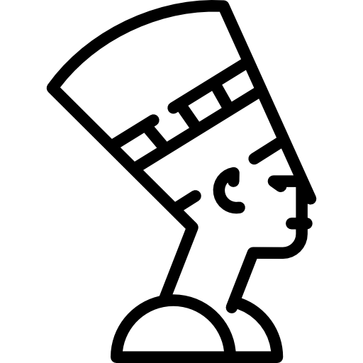 Nefertiti Bust Special Lineal icon