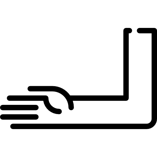 símbolo del brazo Special Lineal icono