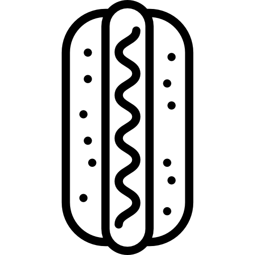 hot dog  ikona