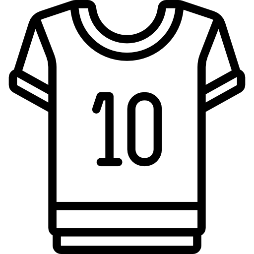 maglia da football americano  icona