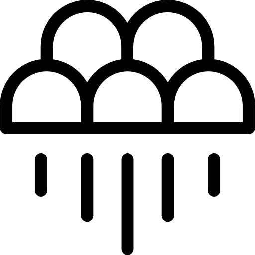nube di pioggia dei nativi americani  icona