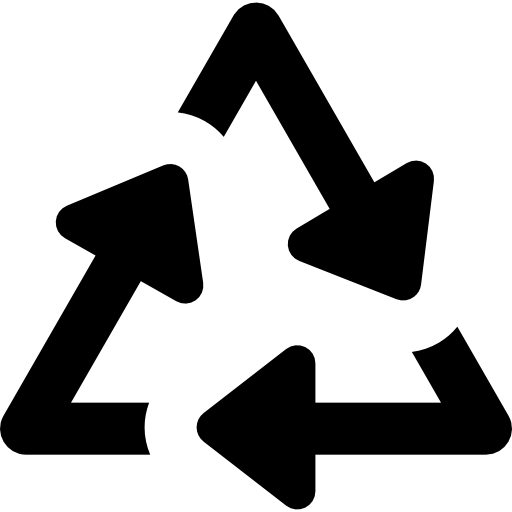 simbolo di riciclaggio  icona