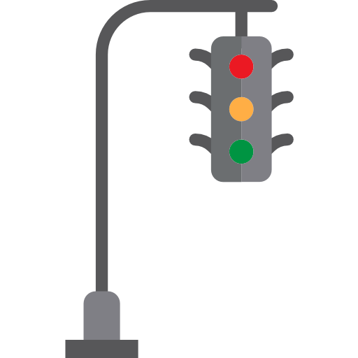 feux de circulation srip Flat Icône