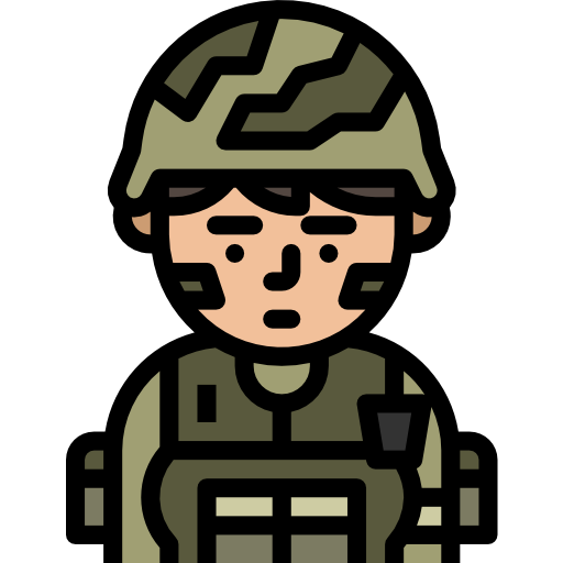 soldaat Nhor Phai Lineal Color icoon