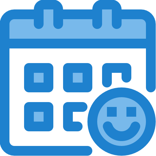 カレンダー itim2101 Blue icon