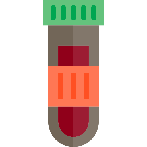 próbka krwi srip Flat ikona