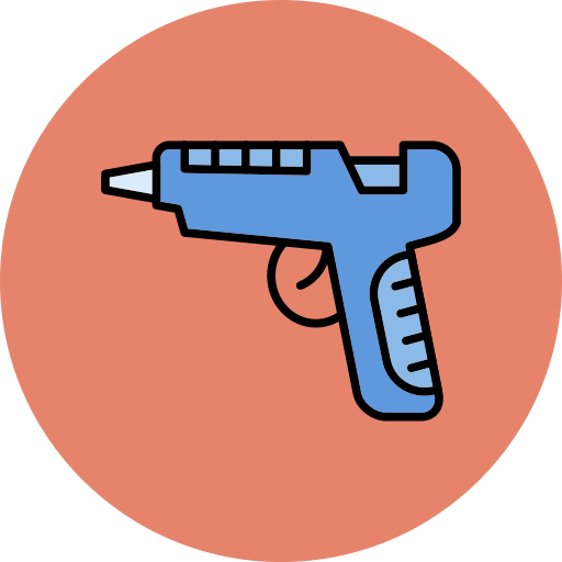 Клей-пистолет Generic color lineal-color иконка