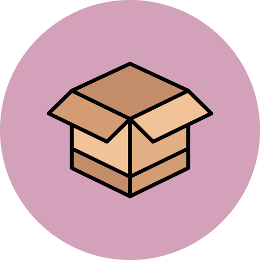 Cardboard Generic color lineal-color icon