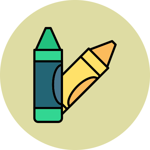 kredki Generic color lineal-color ikona