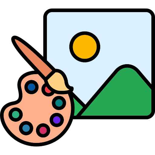 페인트 Generic color lineal-color icon