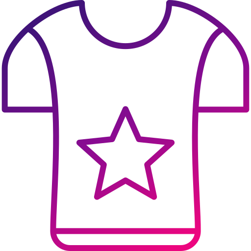 camiseta Generic gradient outline icono