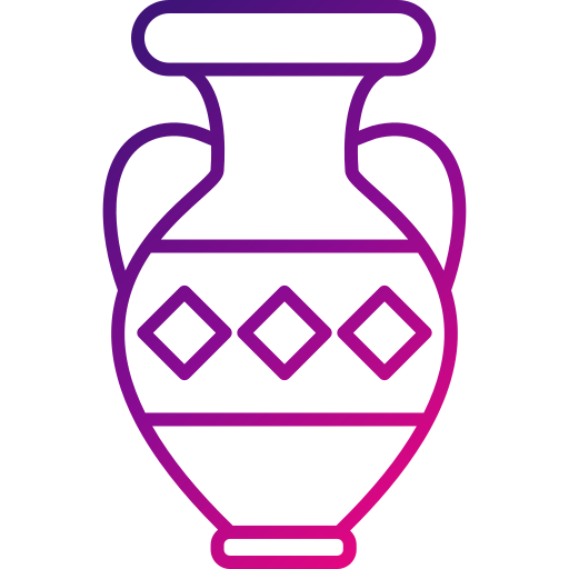 vase Generic gradient outline Icône