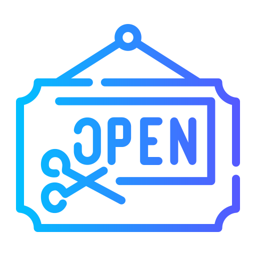 オープンサイン Generic gradient outline icon