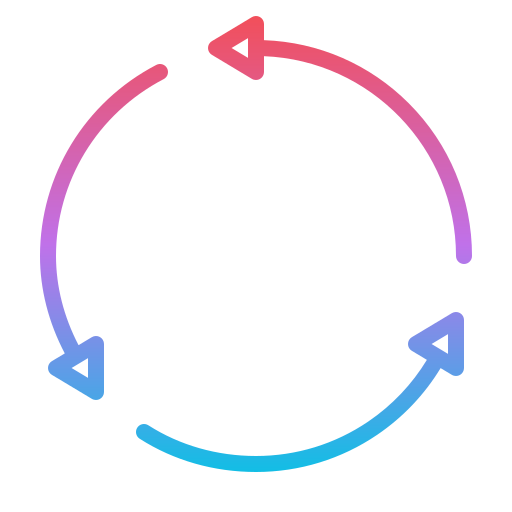 Loop Generic gradient outline icon