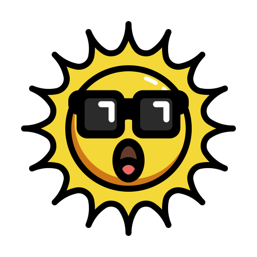 太陽 Generic color lineal-color icon