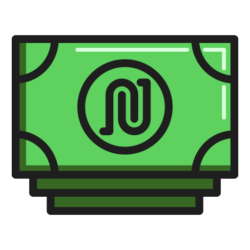 Shekel Generic color lineal-color icon