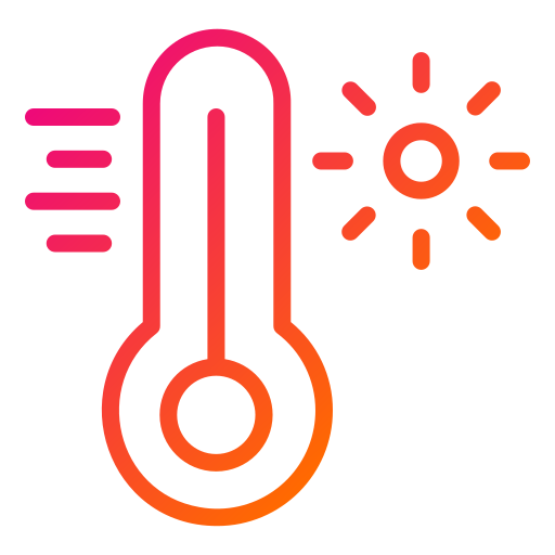 Temperature Generic gradient outline icon