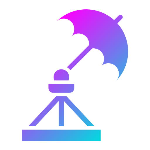 porte-parapluie Generic gradient fill Icône