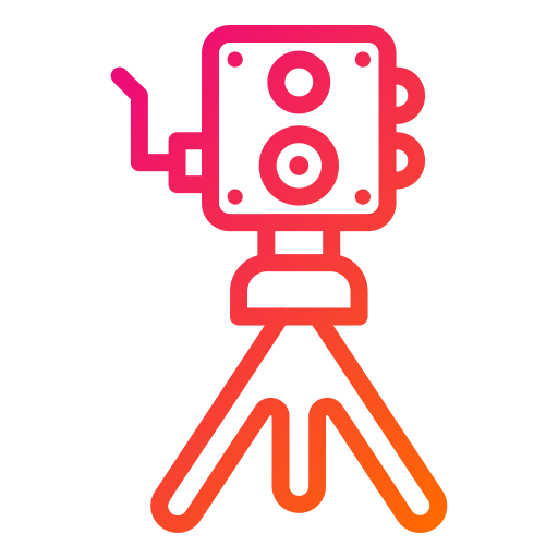Old camera Generic gradient outline icon