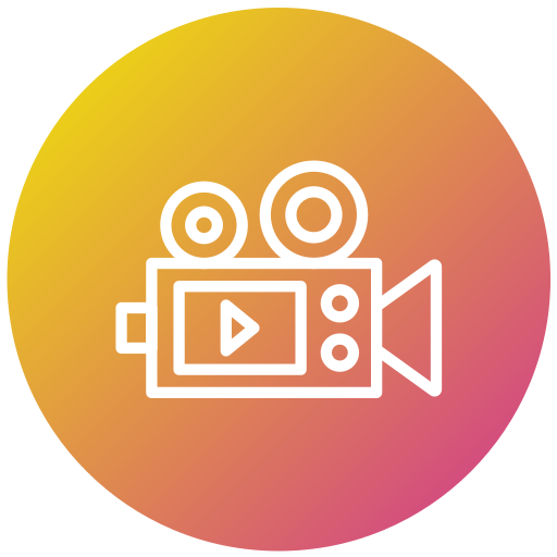 videoregistratore Generic gradient fill icona