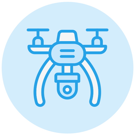 Drone Generic color lineal-color icon