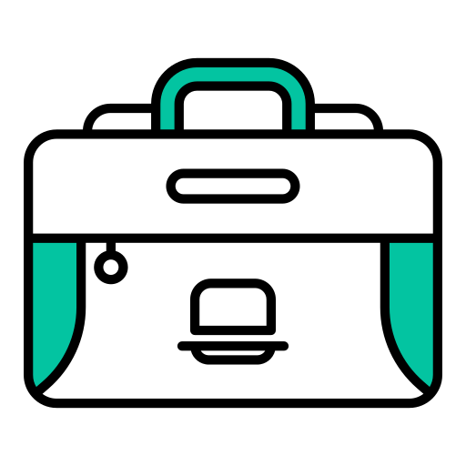 maletín Generic color lineal-color icono