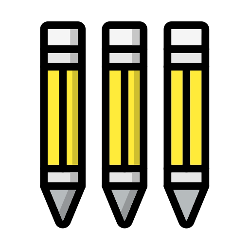 Pencils Generic color lineal-color icon