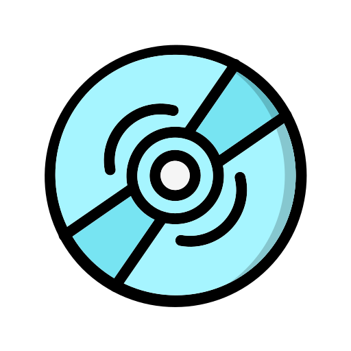 コンパクトディスク Generic color lineal-color icon