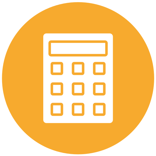 Calculator Generic color fill icon