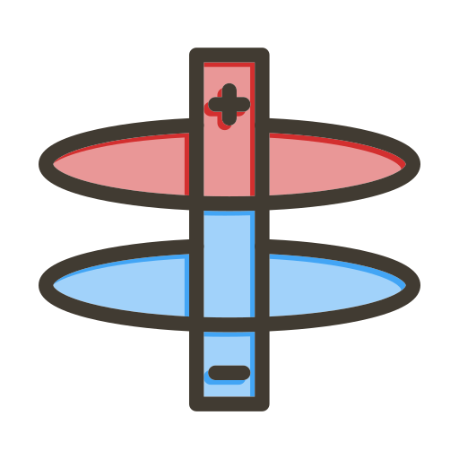 elektromagnetisch Generic color lineal-color icon