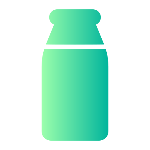 melk fles Generic gradient fill icoon