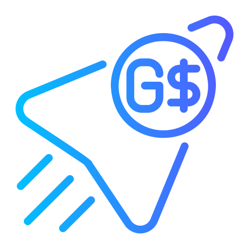 guyana Generic gradient outline icona