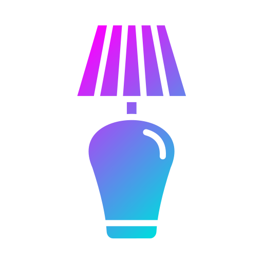 lampa stołowa Generic gradient fill ikona