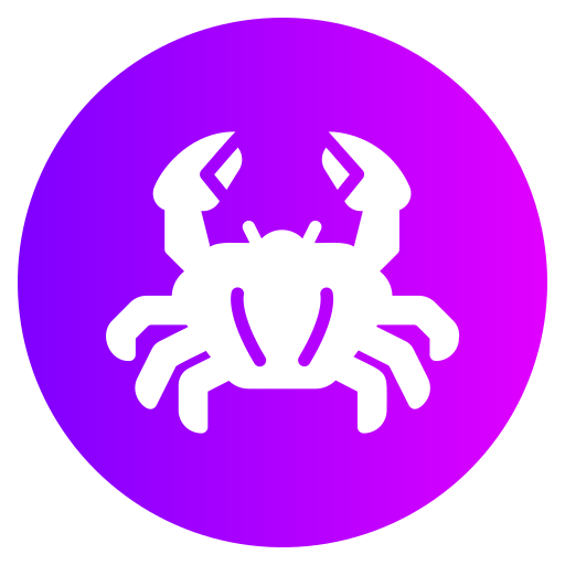 crabe Generic gradient fill Icône