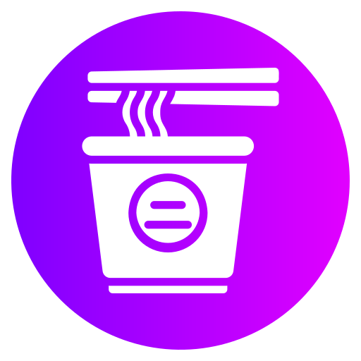 Noodles Generic gradient fill icon