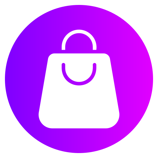 torba na zakupy Generic gradient fill ikona