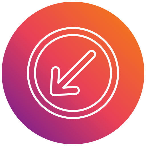 mantengase a la izquierda Generic gradient fill icono