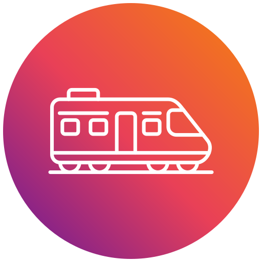 tren Generic gradient fill icono