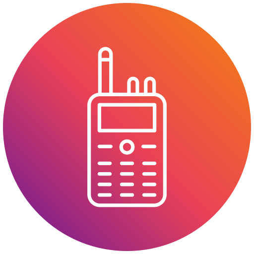 Walkie talkie Generic gradient fill icon