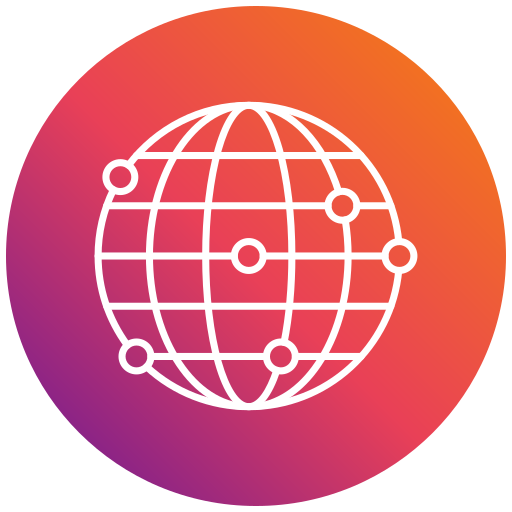 globe-netzwerk Generic gradient fill icon