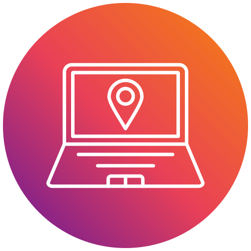 Map Generic gradient fill icon