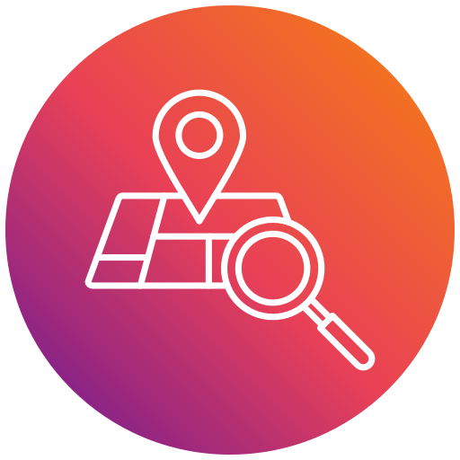 Map Generic gradient fill icon