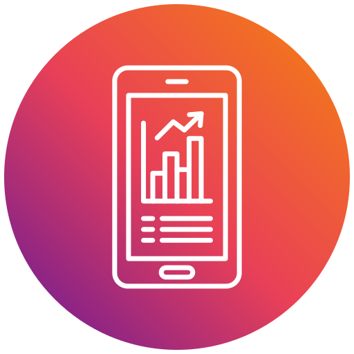 application bourse Generic gradient fill Icône