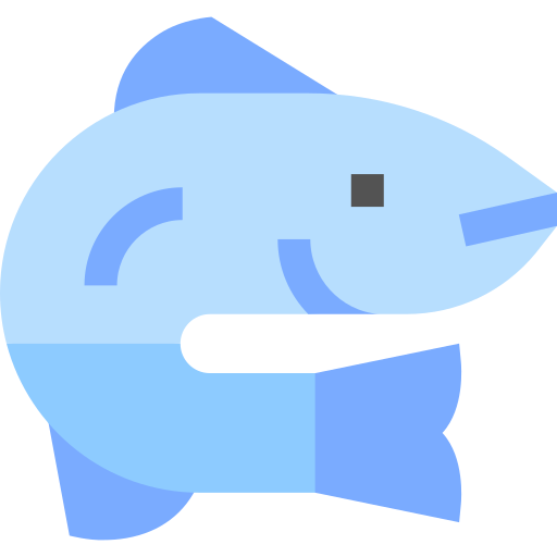 Trout Basic Straight Flat icon