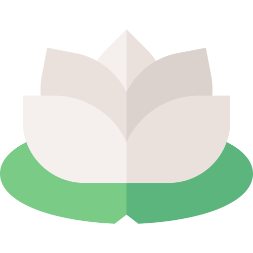 Water lily Basic Straight Flat icon