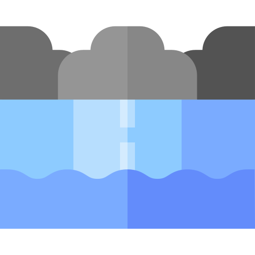 deszcz Basic Straight Flat ikona
