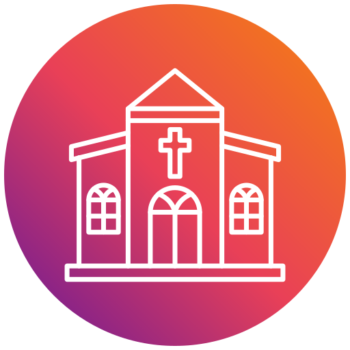 Church Generic gradient fill icon